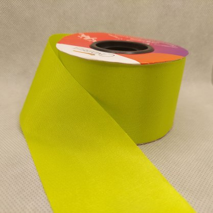 Fita Tafetá Simples 50mm x 50m Verde Limão – Cinderela