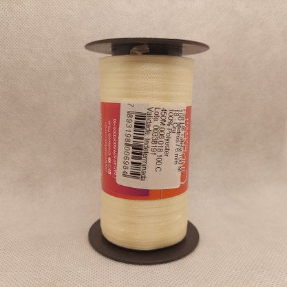 Fita Tafetá Simples 6mm x 100m Cru – Cinderela