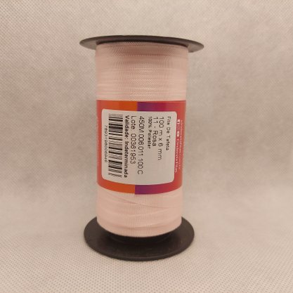 Fita Tafetá Simples 6mm x 100m Rosa - Cinderela