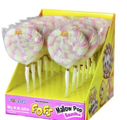 FOFS Marshmallow Mallow Pop Rosa 480g – Florestal 