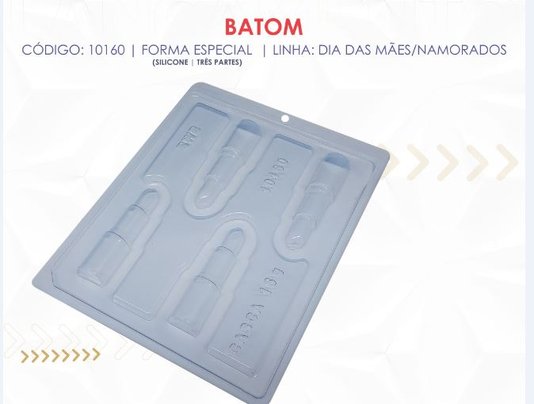 Forma Acetato BWB Especial com silicone cód.10160 Batom
