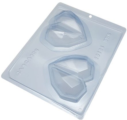 Forma Acetato BWB Especial com silicone cód.10164 Coração colher dois amores