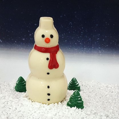Forma Acetato BWB Especial com silicone cód. 126 Boneco de neve Natal