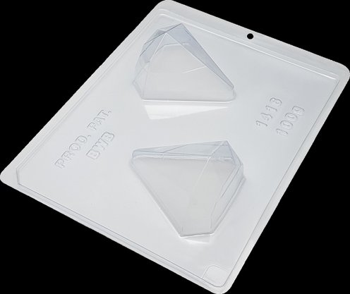 Forma Acetato BWB Especial com silicone cód.1416 Ovo Diamante 100g