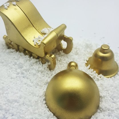Forma Acetato BWB Especial com silicone cód.155 Bola enfeite de Natal