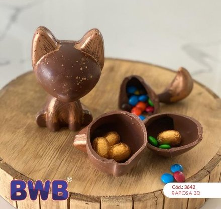 Forma Acetato BWB Especial com silicone cód. 3642SP Raposa 3D