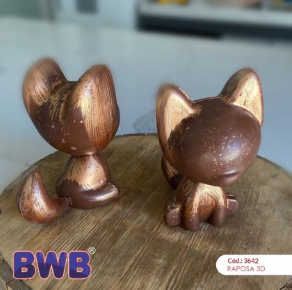 Forma Acetato BWB Especial com silicone cód. 3642SP Raposa 3D