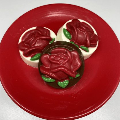 Forma Acetato BWB Especial com silicone cód.9985 Pão de Mel Botão de Rosas