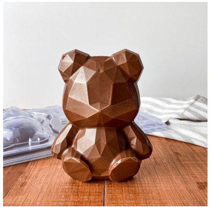 Forma Acetato BWB Especial com silicone SP cód.3665 Urso Lapidado