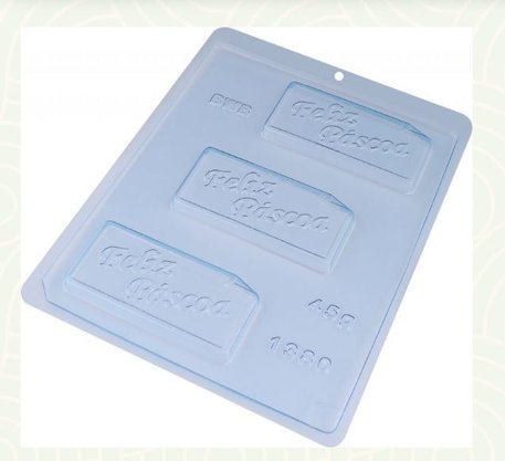 Forma Acetato BWB Simples cód.1380 Placa Feliz Páscoa