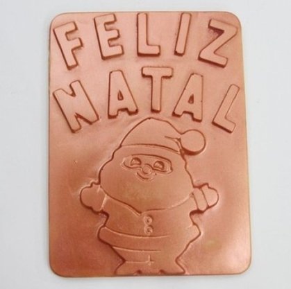 Forma Acetato BWB Simples cód. 183 - Placa Feliz Natal