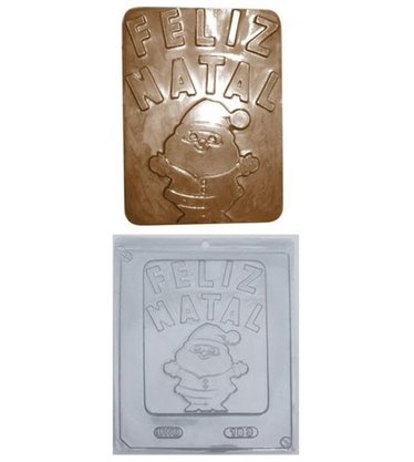 Forma Acetato BWB Simples cód. 183 - Placa Feliz Natal