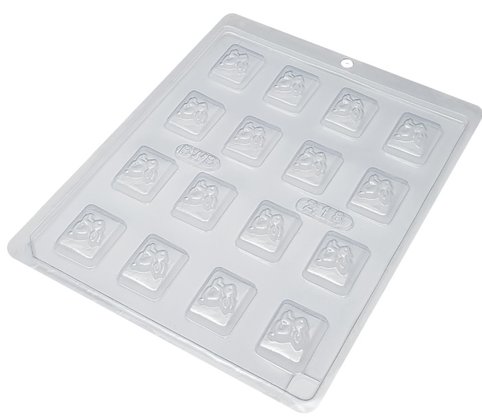 Forma Acetato BWB Simples cód. 218 Páscoa Mini tablete coelho