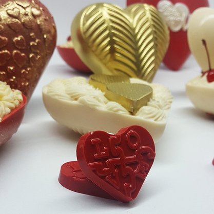 Forma Acetato BWB Simples cód. 9412 Coração doce de amor