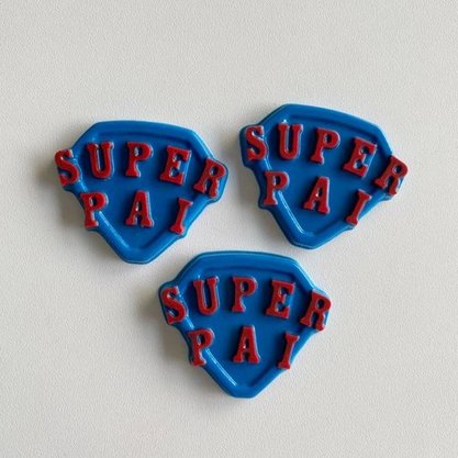 Forma Acetato BWB Simples cód. 9995 Escudo Super Pai