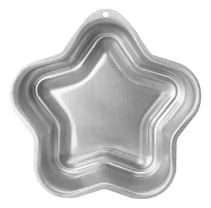 Forma Ballerine Natal Estrela (17,5x4,5cm) - Caparroz.