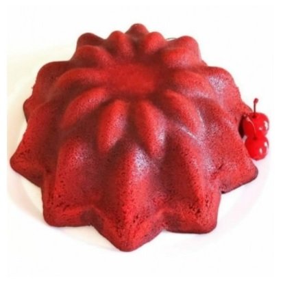 Forma Bolo Decorado Cascata 22x9cm - Caparroz