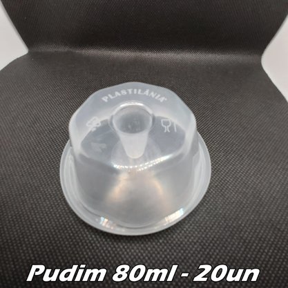 Forma para Pudim Mini 80ml – 20 unid – Plastilânia