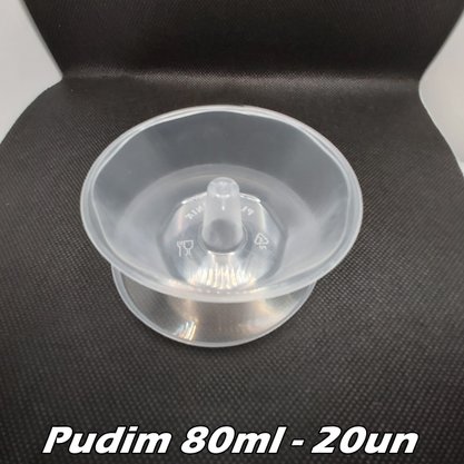 Forma para Pudim Mini 80ml – 20 unid – Plastilânia