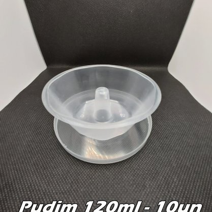 Forma para Pudim Pequena 120ml – 10 unid – Plastilânia