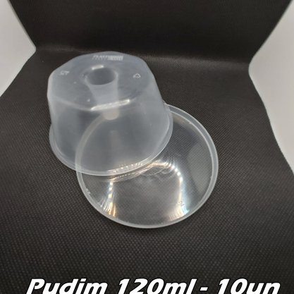 Forma para Pudim Pequena 120ml – 10 unid – Plastilânia