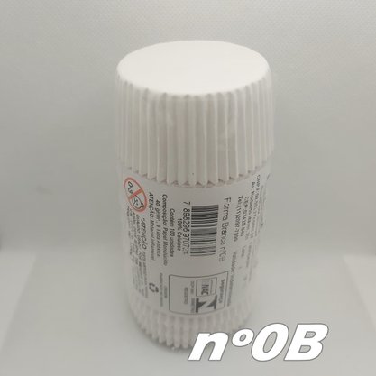 Forminha de papel Baixa nº0B Branca – 100un – Reiki 