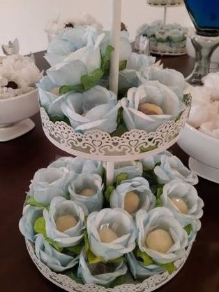Forminha Decora Doces Rainha – 40un – Creme Queimado
