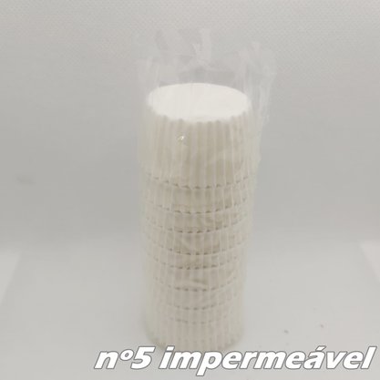 Forminha Impermeável nº5 Branca – 100un – Reiki 