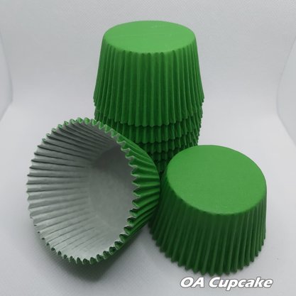 Forminha para Cupcake nº0A Verde – 100un – Reiki 
