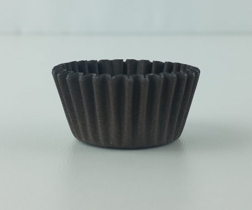Forminha para doces N°0Q Impermeável Marrom c/100 unidades – Confesta 