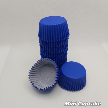 Forminha para Mini Cupcake nº2 Azul Royal – 100un – Reiki 