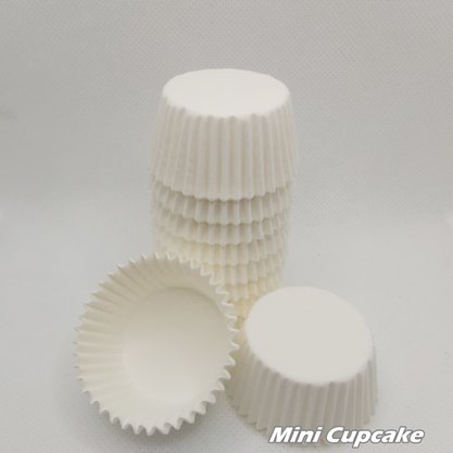 Forminha para Mini Cupcake nº2 Branca – 100un – Reiki 