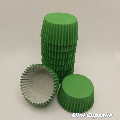 Forminha para Mini Cupcake nº2 Verde Bandeira – 100un – Reiki 