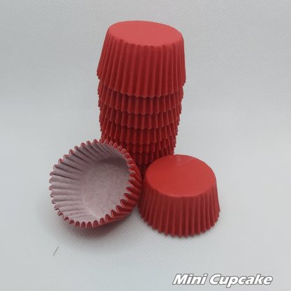 Forminha para Mini Cupcake nº2 Vermelha – 100un – Reiki 