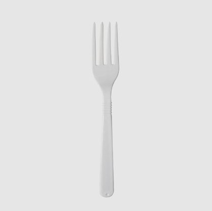 Garfo Forte Branco com 500 unidades – Strawplast