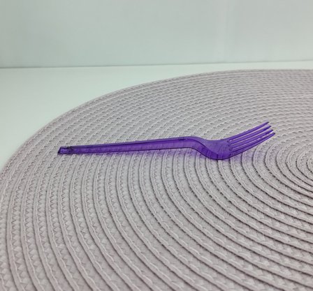 Garfo sobremesa com 50 unidades – Neon Roxo – Bello Festas 