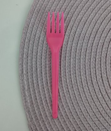 Garfo sobremesa com 50 unidades – Pink – Bello Festas 