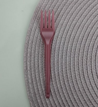 Garfo sobremesa com 50 unidades – Rosa Perolado – Bello Festas 