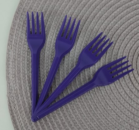 Garfo sobremesa com 50 unidades – Roxo – Bello Festas 