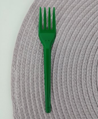 Garfo sobremesa com 50 unidades – Verde – Bello Festas 