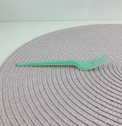 Garfo sobremesa com 50 unidades – Verde Menta – Bello Festas 