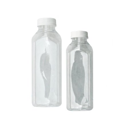 GARRAFA PET 500ML C/4 QUAD. TAMPA LACRE BRANCA 