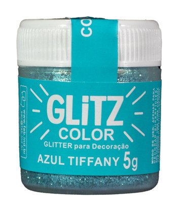 Glitter decorativo FAB Glitz Color Azul Tiffany 5g