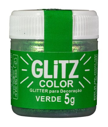 Glitter decorativo FAB Glitz Color Verde 5g