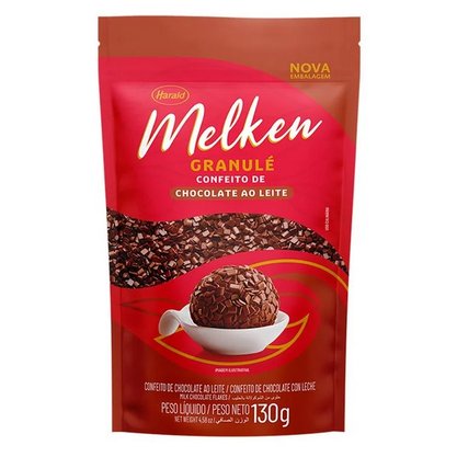 Granulé de Chocolate ao Leite Melken 130g - Harald