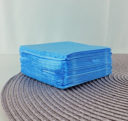 Guardanapo liso Azul Claro 20x20 C/50 Unidades – Bello Festas 