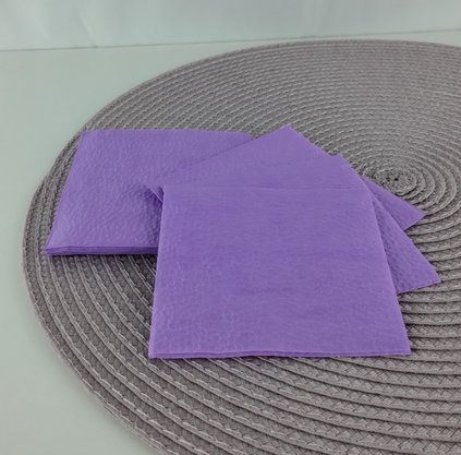 Guardanapo liso Lilás 20x20 C/50 Unidades – Bello Festas 
