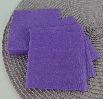 Guardanapo liso Roxo 20x20 C/50 Unidades – Bello Festas 