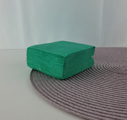 Guardanapo liso Verde Bandeira 20x20 C/50 Unidades – Bello Festas 
