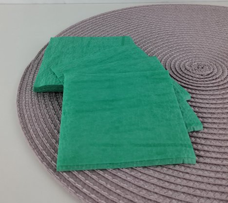 Guardanapo liso Verde Bandeira 20x20 C/50 Unidades – Bello Festas 